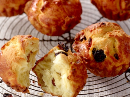 Brioche aux raisins