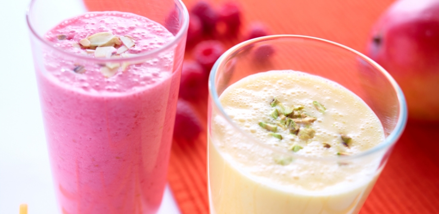 Lassi aux fruits et au miel