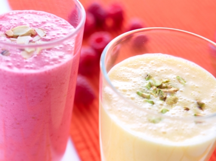 Lassi aux fruits et au miel