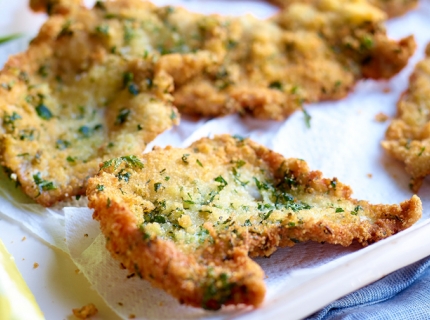 Escalopes panées au parmesan