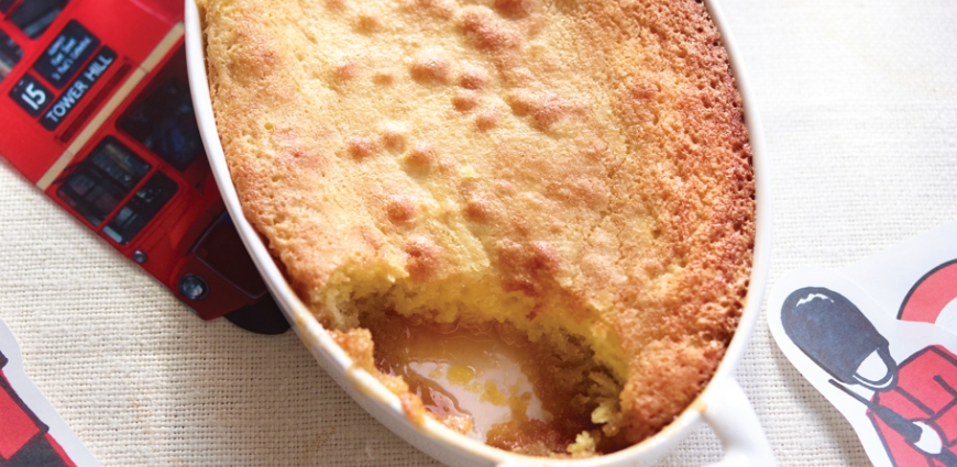 Treacle sponge cake - Gâteau au golden syrup