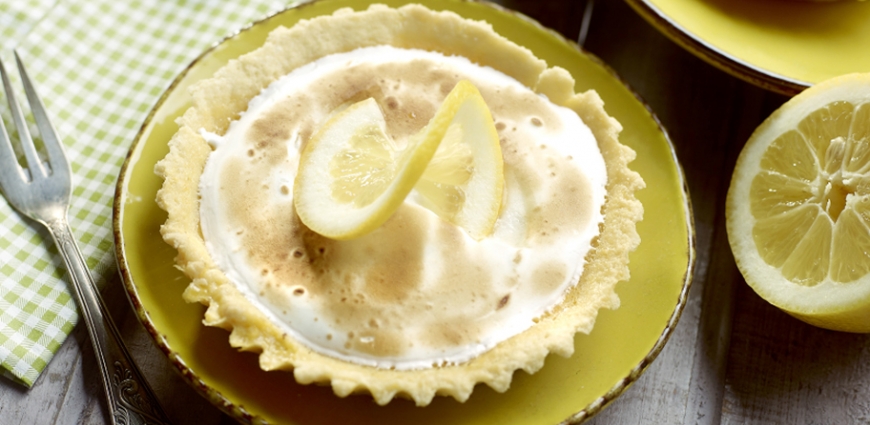 Tartelettes aux agrumes meringuées