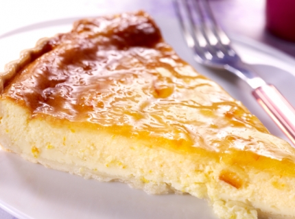 Tarte au flan d’agrumes