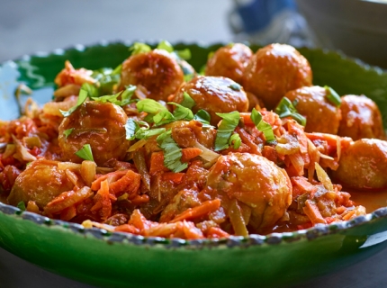 Boulettes de poulet façon osso bucco