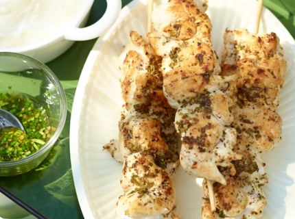 Brochettes de poulet