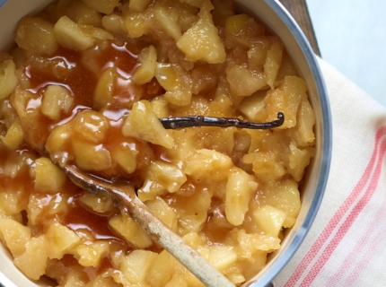 Compote de pomme au caramel au beurre salé