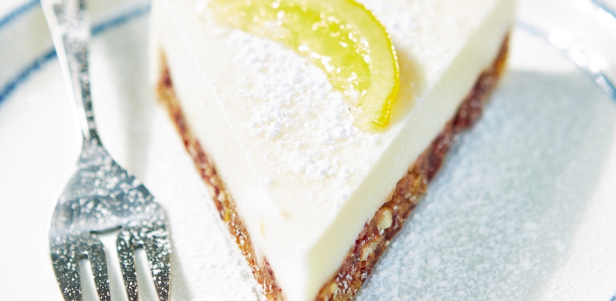 Cheesecake cru au citron et miel