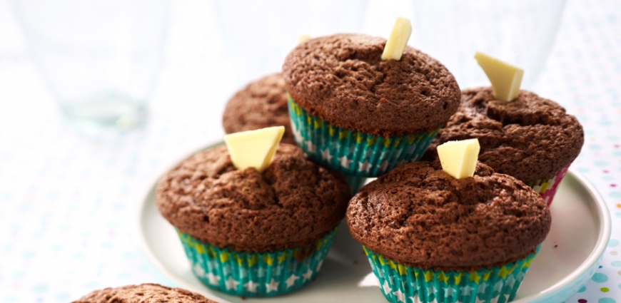 Muffins aux deux chocolats