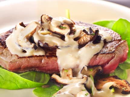 Filet pur aux shiitakes et au whisky