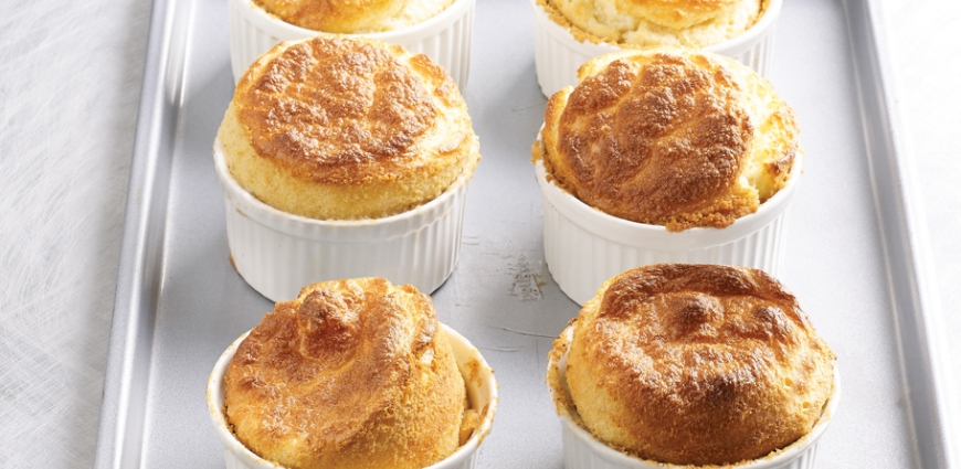 Soufflé classique au gruyère