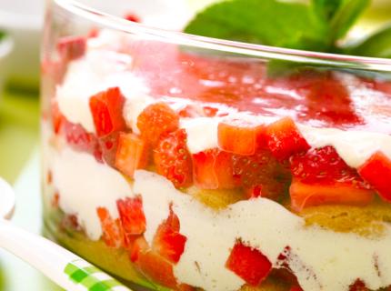 Tiramisu aux fraises