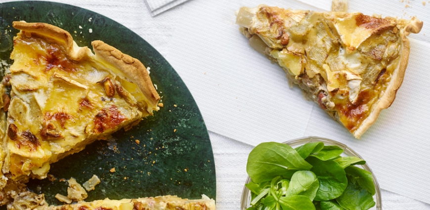 Quiche aux chicons et au camembert