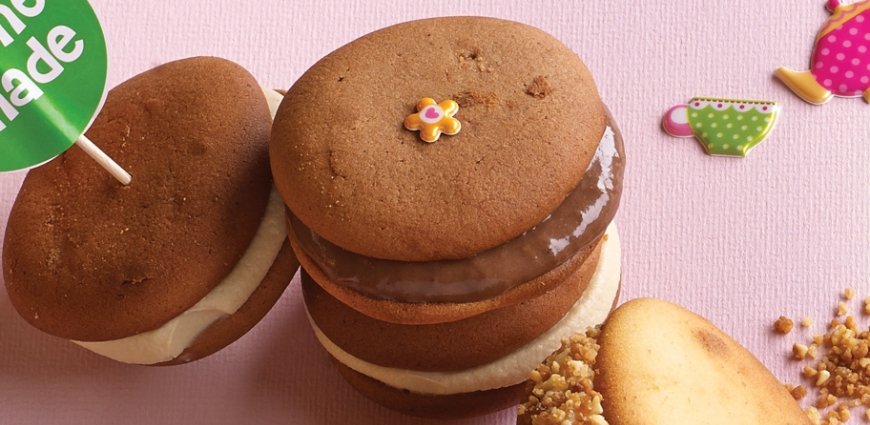 Whoopies à la ganache au chocolat