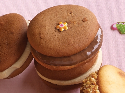 Whoopies à la ganache au chocolat