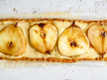 Tarte aux poires doyennés