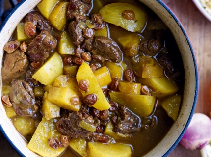 Filets de cuisse de lièvre facon tajine