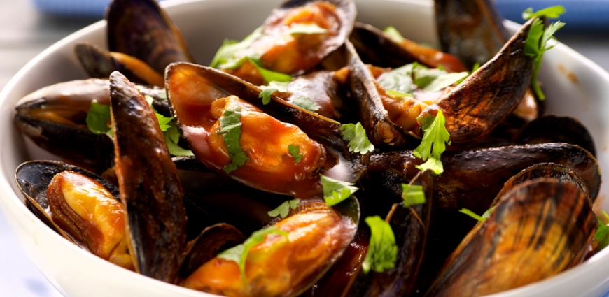 Moules à la marocaine