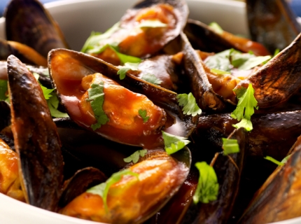 Moules à la marocaine