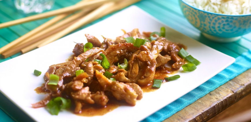 Emincé de poulet à la japonaise