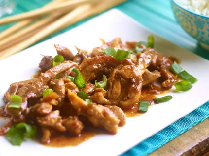 Emincé de poulet à la japonaise