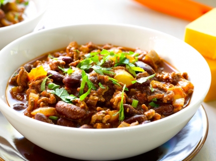 Chili sin carne au quorn