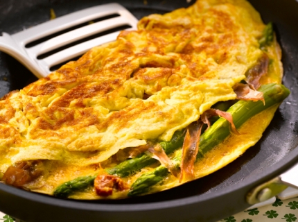 Omelette aux asperges à l’italienne