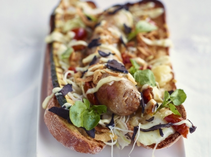 Hot-dog de luxe au comté