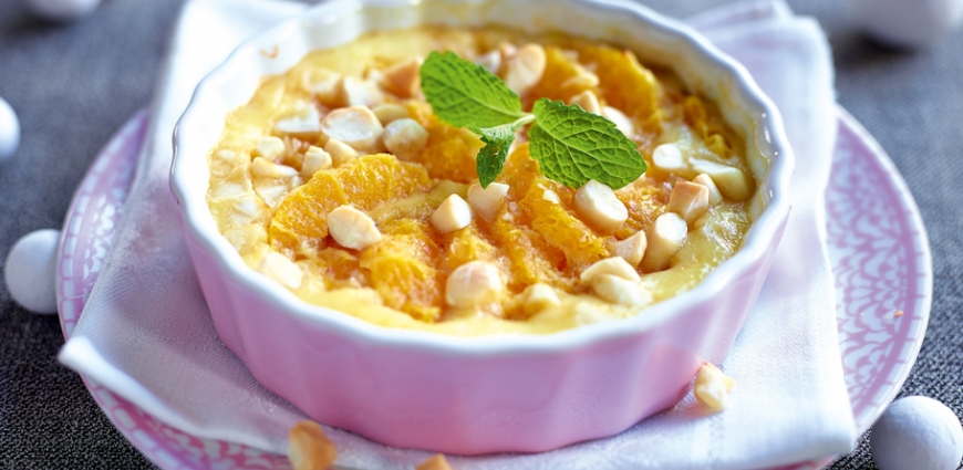 Gratins d’oranges aux amandes