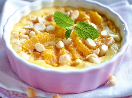 Gratins d’oranges aux amandes