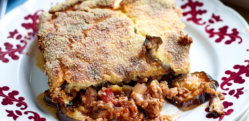 Moussaka aux aubergines