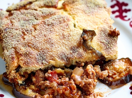 Moussaka aux aubergines