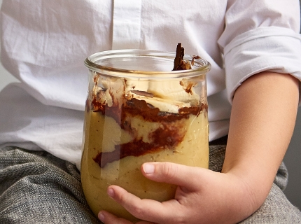 Confiture de bananes au chocolat