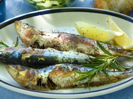 Sardines aux herbes à la diable