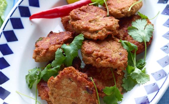 Galettes de saumon Thaï