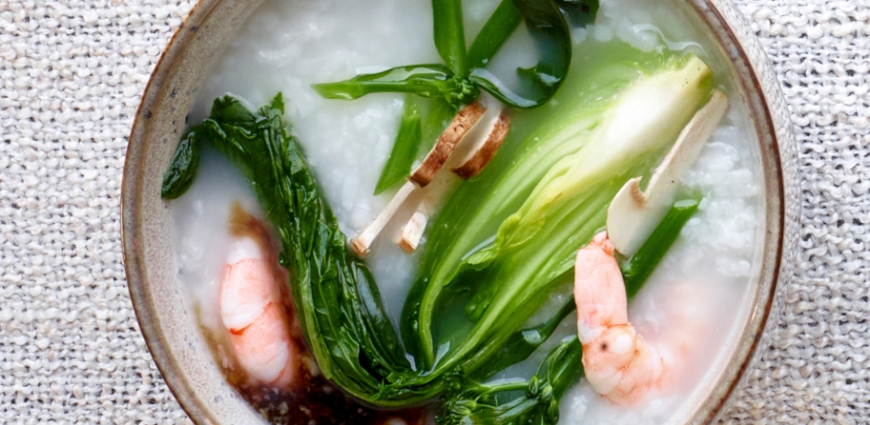 Riz « congee » asiatique