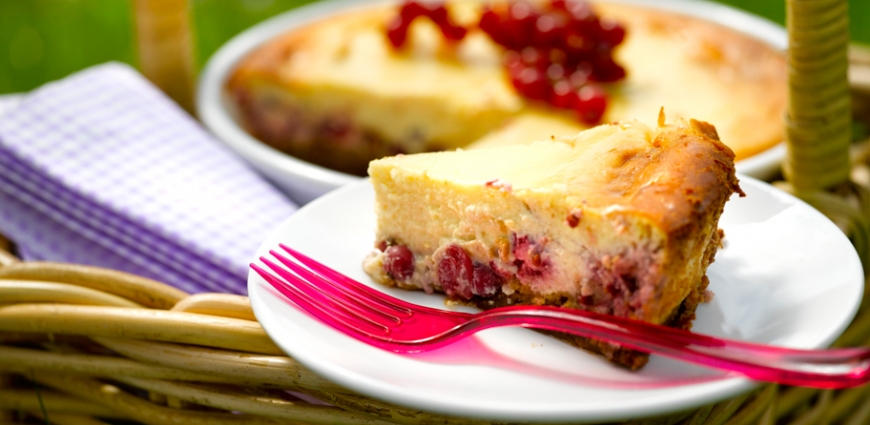 Cheesecake aux fruits rouges et au spéculoos