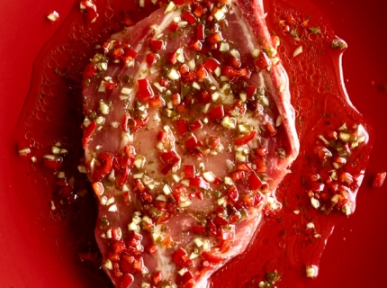 Marinade pour porc et autres viandes blanches