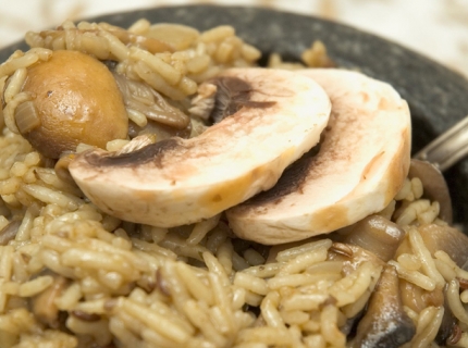 Riz aux épices et champignons