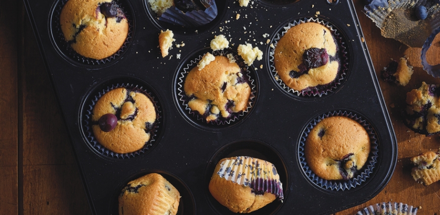 Muffins aux myrtilles