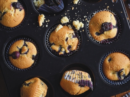 Muffins aux myrtilles