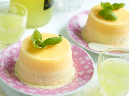 Semifreddo au limoncello et au basilic