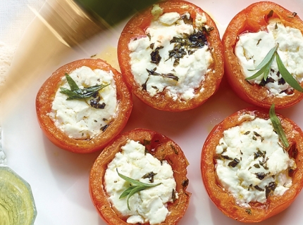 Tomates au fromage de brebis