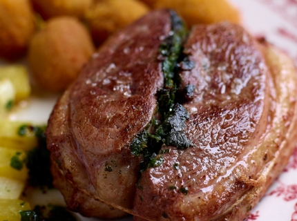 Tournedos de canard aux légumes confits