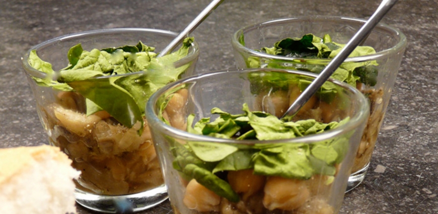 Verrine de légumes à la marocaine