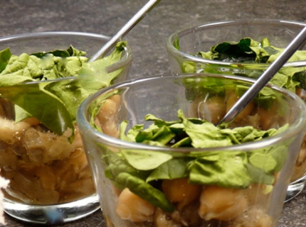 Verrine de légumes à la marocaine