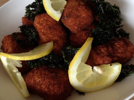 Croquettes de crevettes grises