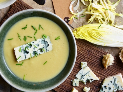 Soupe de chicons au bleu