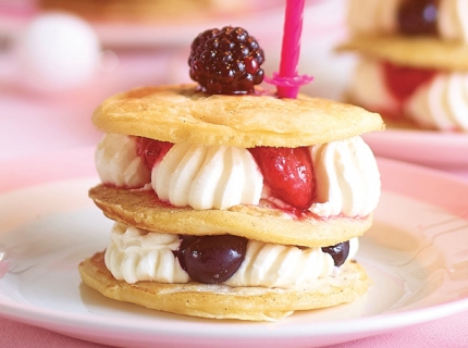 Mini-gâteaux de pancakes