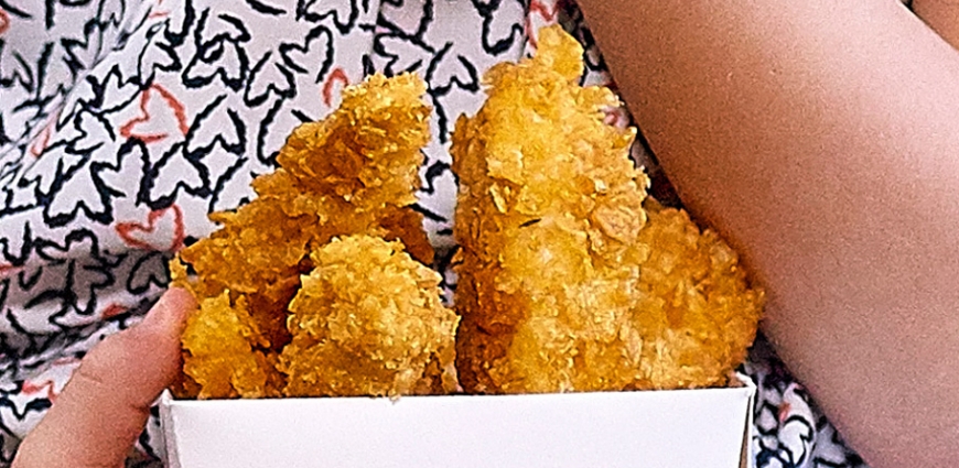 Nuggets de poulet dans une croûte de cornflakes