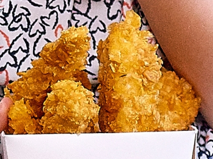 Nuggets de poulet dans une croûte de cornflakes